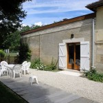 Terrasse du gîte près de Bar-le-Duc